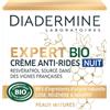 Diadermine - Expert Bio - Crema Viso Anti-Ride Notte - Resveratrolo ed estratto di alghe - Per pelli mature - 99% di ingredienti di origine naturale - Cura del viso - Cura anti-invecchiamento - Vaso