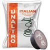 Generico 100 Capsule UNALTRO CAFFE compatibile con A Modo Mio miscela ITALIAN Intenso e Deciso - Capsule per Macchine Espresso sistema Lavazza A modo Mio -