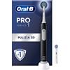 Oral-B PRO Series 1 Spazzolino Elettrico Ricaricabile Nero + 2 Testine Ricambio