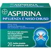 Aspirina Influenza e Naso Chiuso Antidolorifico Decongestionante contro Sintomi Influenzali, 20 Buste