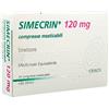 EG Simecrin 120mg Simeticone Trattamento Meteorismo e Aerofagia, 24 Compresse Masticabili