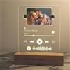LO REALIZZO - Lampada Spotify Personalizzata con Foto Intercambiabili - Targa Spotify LED in Legno e Plexiglass - Regalo Personalizzato Uomo Donna - Idee Regalo Anniversario, Compleanno, Natale