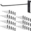 IGNPION 35Pz Ganci per Pannello a Griglia, 20 cm Ganci per Espositore a Griglia da Parete per Supporto Espositivo, Appendini per Griglia in Filo per Negozio, Garage, Officine, IGPUK0727