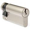 FELGNER Mezzo cilindro Euro Plus, cilindro di chiusura profilato, serratura per porte, porte del garage, ecc. | Ottone - include 3 chiavi a doppia barba | 45 mm