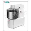IMPASTATRICE a SPIRALE da 43 Kg con VASCA da litri 48, TRIFASE, V 400 3, kW 1,5, peso 107,5 kg, dimensioni mm 495x800x798h