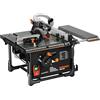 DOVAMAN DTS02M Sega Circolare da Banco, 98% di Raccolta della Polvere, 2000W con Lama da 216 mm, Taglio Max 60mm(90°) e 40mm(45°), Storage sullo Strumento, Banco Sega Ideale Per Lavori in Legno & DIY