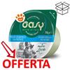 Oasy Cat More Love Green Cup Pesce Oceanico con Patate - Vaschetta Da 70 Gr - CONFEZIONE RISPARMIO