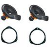 Superauto hi-fi Hertz DSK 165 dsk165.3 Altoparlanti 2 vie + supporti casse Compatibile con Fiat PANDA dal 2012