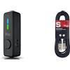 Ik Multimedia iRig PRO I/O interfaccia Midi, 24 Bit/96Khz, Qualità del Suono, Accessorio per Smartphone, Interfaccia Mobile per i Viaggi, Nero & Cavo da microfono a mixer Stagg SMC6