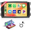 Rimoody 2G+64G Android 13 Autoradio 2 per Mercedes Benz Smart Fortwo 451 2005-2010 con Carplay Android Auto GPS Navi WiFi 9 Pollici Autoradio con Mirror Link Bluetooth FM/RDS/EQ/DAB/DVR/OBD Comandi al Volante