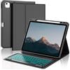 WAVATA Tastiera per iPad Air 13 2025/2024 (M3/M2) con Retroilluminata, Custodia Tastiera per iPad Air 13 2024 M2 Tastiera Italiano QWERTY Bluetooth Magnetica Staccabile Cover con Slot a Penna, Nero