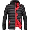 Sunnyuk Giacca Impermeabile Uomo, Piumini Uomo Giubbotto 100 Grammi Leggero Giacca Invernale Trapuntato Montagna Giacca Ripiegabile Mezza Stagione Piumino Casual Antivento Taglie Forti Termico