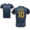 Generico Terza Maglia Blu Personalizzata YILDIZ 10 creata utilizzando Maglia Calcio Replica Autorizzata 2024-2025 Taglie da Bambino Ragazzo (IT, età, 12 Anni, Regular, Blu)