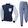 Navigare Pigiama Ragazzo Cotone Interlock Invernale 10-12-14-16 Anni 215605 (IT, età, 10 Anni, Regular, Blu Navy)