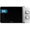 Cecotec Forno a Microonde 20L Proclean 3010 Flatbed. 700W, Design Compatto, Interno Ceramico, Modalità Scongelamento, Timer 30 Min, Tecnologia 3Dwave, Dettagli Metalizzati