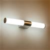 ELINKUME Lampade da Specchio Moderne a LED,Lampade da Bagno Bianche Calde da 40CM 8W,800LM,Applique da Parete Interno Impermeabile di Classe IP65,per Bagno,Toilette,Armadietto a Specchio