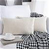 Sunia Fodera per Cuscino di tiro Set di 2 Federe per Cuscino 30x50cm Rettangolare Decorativa Fodere per Cuscini Moderne in Velluto per Divano Letto Divano Sedia Camera da Letto Soggiorno Copricuscini