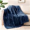 Whale Flotilla Coperta Morbida in Pile, Calda Coperta per Divano, Letto, Soffice e Accogliente,130 x 170 cm, Blu Navy