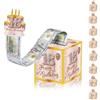Mienocol Salvadanaio in Oro Rosa Con Scritta 'Happy 18th Birthday' - Regalo per Contanti per Ragazze di 18 Anni, Regalo di Compleanno