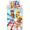Brandmac Paw Patrol - Set copripiumino 100% cotone, 140 x 200 cm + federa