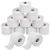 ALPIDEX Nastro Kinesiologico Tanti Colori 1/3/ 6/12 Rotoli 5 m x 5,0 cm E-Book Esempi Applicazione Tape Kinesiologico Muscolare Cerotto, Colore:bianco, Quantità:12 rotolo