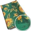 Generico SOLOVO Tenda da Sole Tinta Unita Occhielli Frange Girasole Verde 145x250