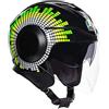 AGV Orbyt Ginza Casco Jet Nero/Verde