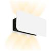 BRILONER - Applique con batteria ricaricabile, touch, dimmerabile, lampada da esterno, applique da esterno, batteria ricaricabile, lampada da parete, applique ricaricabile, 17x9x4,3 cm, bianco