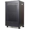 Eden pulse Stufa a gas con fiamma blu, alta efficienza, regolatore di temperatura, portatile, ideale per riscaldamento e uso esterno.