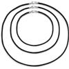 Bling Jewelry Set Di Tre Morbido Sottile Raso Nero Filo Di Seta Filo Collana Per Ciondolo Stratificazione Donne Uomini Teen 925 Argento Sterling Artiglio Chiusura 16 20 30 Pollici