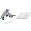 Dremel 910 Pistola incollatrice a caldo 165°C - Pistola incollatrice con punta di precisione antigoccia e 3 stick di colla & GG02 Hot Glue Gun Sticks 12-pack, 12 stick di colla multiuso da 7 mm