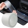 SyiXute 1 Rotolo Pellicola Adesiva per Auto,7 cm x 10 m Pellicola in Carbonio per Auto,Protezioni Per Davanzali Per Porte Auto In Fibra Di Carbonio per Auto e Motoper Paraurti Posteriore
