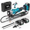 Seesii Innovativo Ingrassatore a Batteria 2-in-1: Ingrassatore Elettrico ad Alta Efficienza da 5,3 oz/min e 12000 PSI con 2 Batterie da 2,0Ah e Caricatore, Pistola per Grasso Facile da Usare