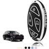 TOOMUME Cover Chiave TPU, Custodia Chiave Adatto per Hyundai Tucson NX4 Kona SX2 Ioniq 6 Grandeur GN7 Grand Prix Azera Elantra Sonata, Copri Chiavi Guscio Chiave Auto Telecomando - Smart Key