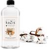 KAZIS Champs de Coton - Fiori di cotone profumati | 1 litro | Per tutte le lampade catalitiche | 1000 ml di profumo per ambienti