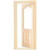 Zerodis 1:12 Porta di Legno Casa Bambole Miniatura Accessori Mobili d'Epoca Simulazione Modello Scena Vita Giocattoli Ornamento Compleanno Natale per 3 4 5 6 7 Anni Bambini Ragazzo Ragazza