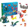 PLUS PLUS Plus-Plus Learn to Build Super Set 9603811 - Set di mattoncini da Costruzione, 1200 Pezzi, Multicolore