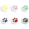 CRLLDPM 4 Pezzi Cappucci per impugnatura a forma di zampa di gatto, compatibili solo con Nintendo Switch e Switch Lite, cover morbida in silicone per joystick
