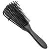 MerrQchang Spazzola districante per capelli naturali - Districante per capelli afro da 3a a 4c Kinky Wavy Coily ricci - Applicabile capelli Bagnato o asciutto - ricci facili da pulire per bambini e adulti