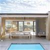 FENGSHOUU Tenda a Rullo PVC Trasparente Impermeabile,Tapparella Avvolgibile per Giardino Esterno,Isolamento Termico Antipolvere,con Gancio,per Balconi,Bagno,Ufficio,Larghezza x Altezza (160x300cm)