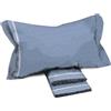 Tex family Lenzuola Matrimoniali Cotone Completo MAXI Design Moderno Time Colore Azzurro