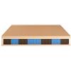 Baldiflex Emporio Materasso 1600 Molle, Cus. Orthocervicale Aloe Vera, 160x200cm, Memory 5cm