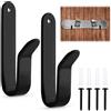 PEUTIER 2 Pezzi di Supporto da Parete per Snowboard, Appendiabiti da Parete per Snowboard Espositore per Snowboard Accessori per Snowboard per Tavola da Sci Longboard