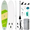 Funwater Stand Up Paddle Board Ultra-Light gonfiabile Paddleboard,con guinzaglio di sicurezza,pompa a mano,pagaia,zaino,borsa del telefono impermeabile
