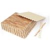 LIFEZEAL 12 Tappetini Palestra, Tappeti Fitness, Tatami, in EVA Gomma, Effetto di Legno, Antiscivolo, Resistente, Assorbimento di Urti, Pulizia Facile, Materasso Puzzle Protegge Pavimento, Home Gym