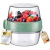 Westmark Pocket Box Maxi, Pratico Contenitore per la Preparazione dei Pasti, per Yogurt, Frutta, Verdura, Snack, 700 ml, 2 x 350 ml, Senza BPA, Verde Menta