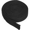PATIKIL Nastri in Sbieco di Cotone 2cm 9m Nastro Cotone Twill Nastro Rilegatura Fettuccia Spina Pesce per Cucito Regalo Avvolgimento Artigianato Fai Da Te Nero