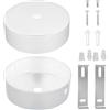 URHRHU Set di 2 Rosone per lampadario da soffitto, 100 X 24mm Rosone da soffitto che nasconde il filo, lampada a baldacchino, per soggiorno, corridoio, lampadario da cucina