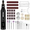 YEPLING Strumento rotante Li-Ion 3 vel., mini kit lucidatrice fai-da-te LED, 72 pezzi USB, ideale piccoli lavori leggeri