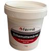 FireVikings Fireparts with Quality Malta refrattaria da 1 kg, pronta all'uso in ceramica, ignifuga fino a 1600 °C